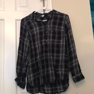 Black and White Button Down